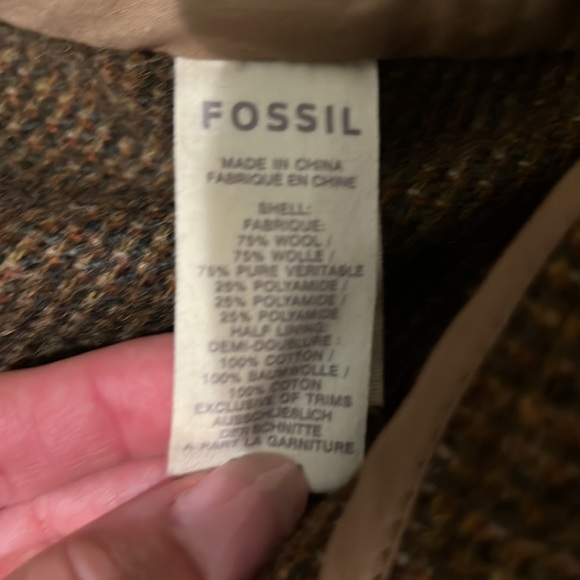 Fossil men’s wool jacket, size large - Picture 6 of 6